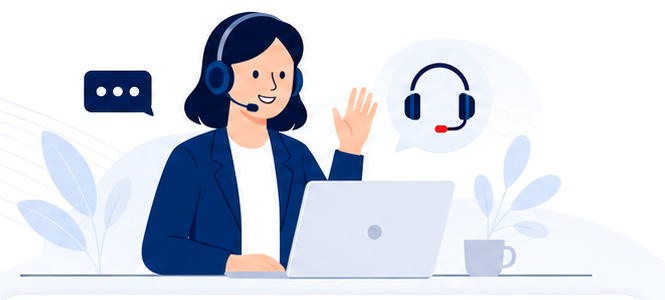 Customer support specialist ready to assist
